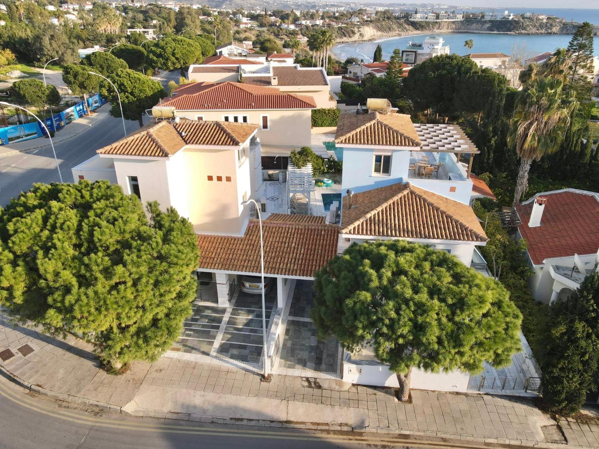 Coral Azure Villa Paphos Exterior foto